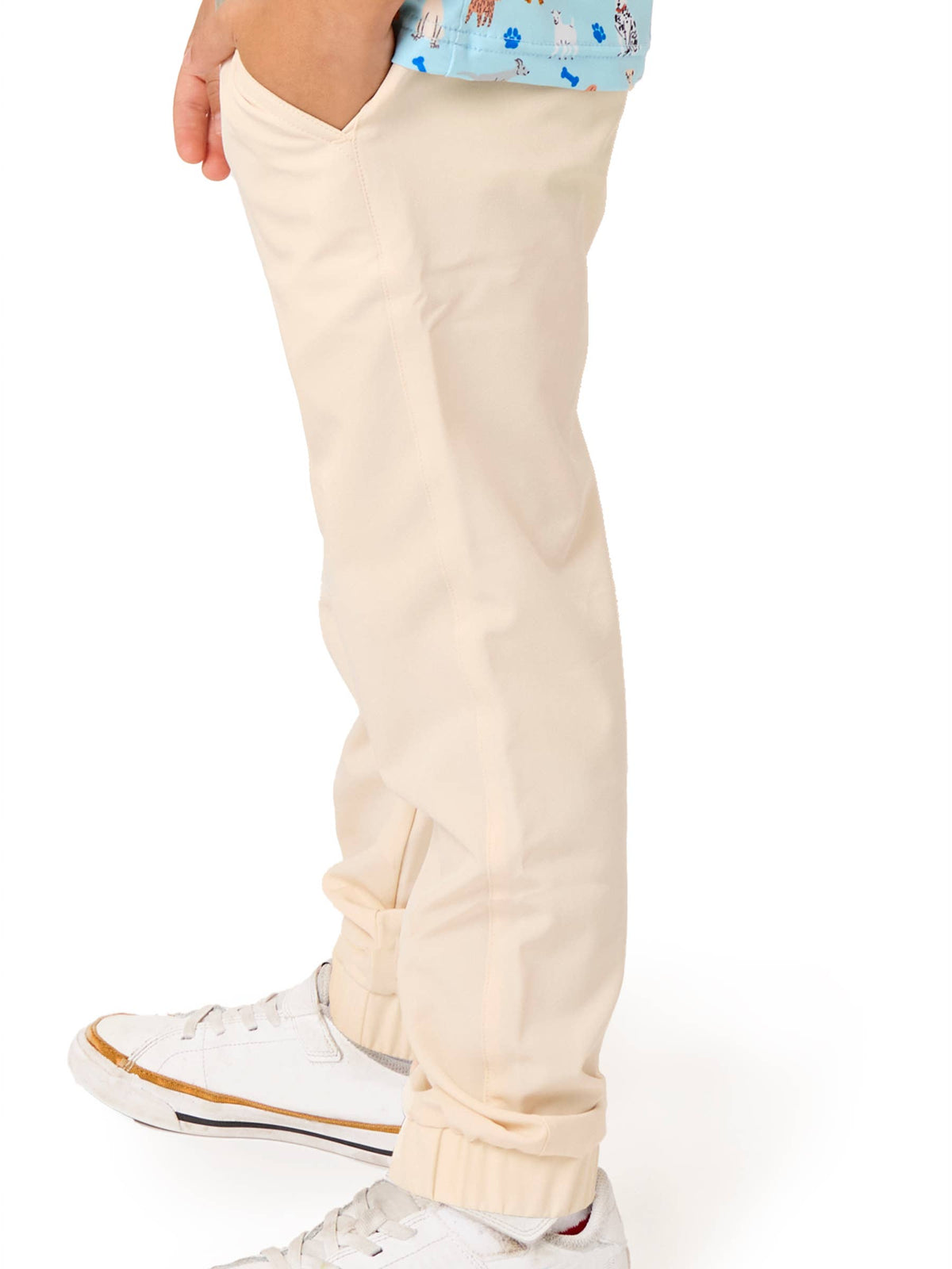 Boys Oatmeal Stretch Performance Jogger Pants