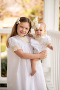 Dover Lace White Heirloom Dress