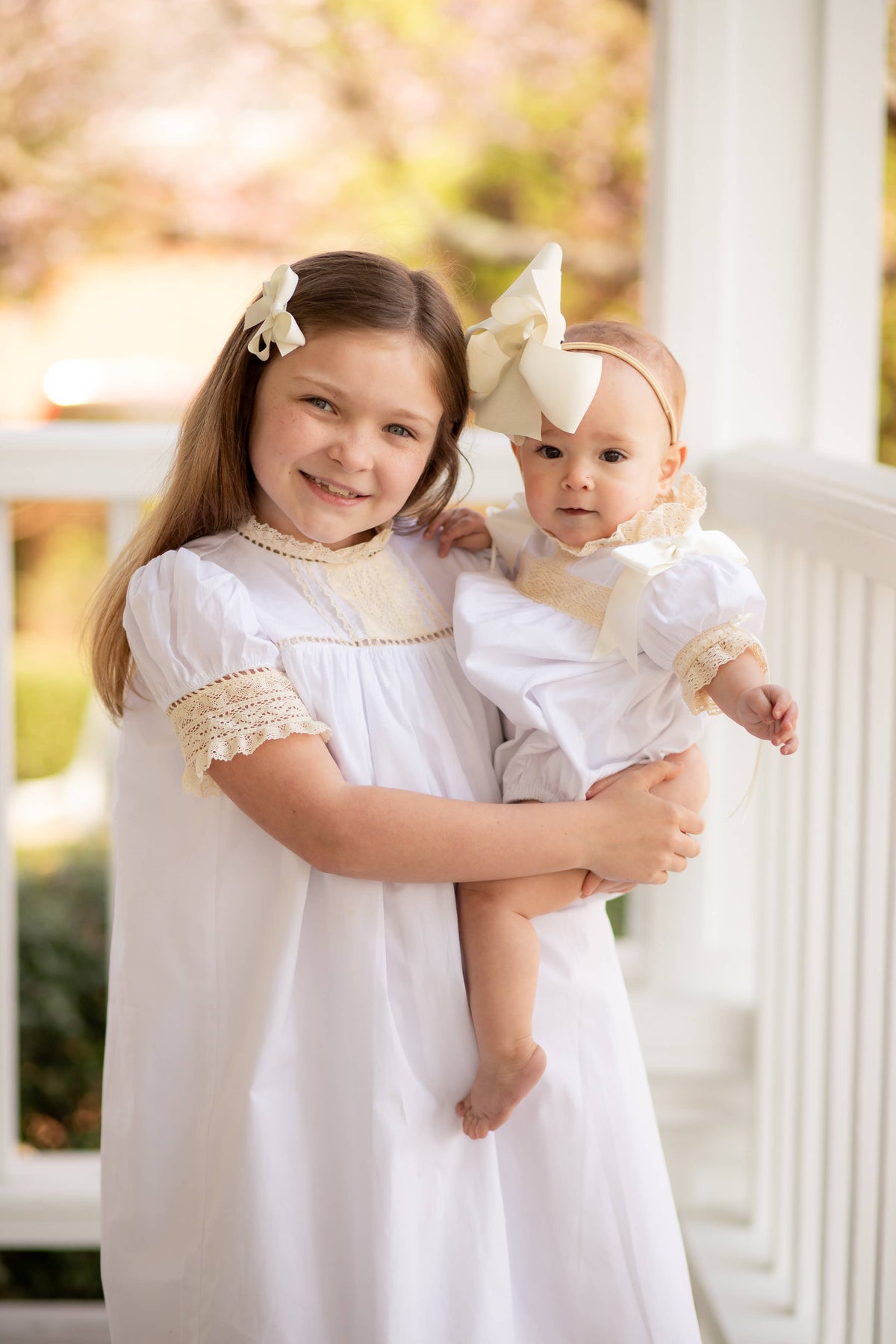 Dover Lace White Heirloom Dress