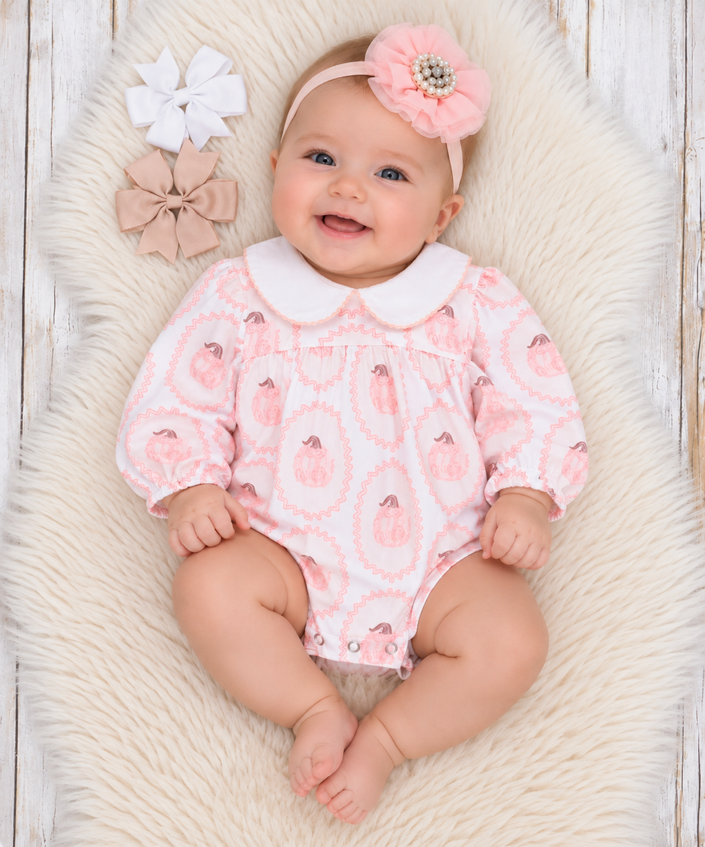 Pumpkin Bubble Romper