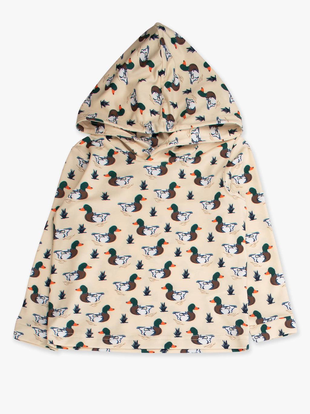 Boys Mallard Marsh Duck Performance Hooded Shirt