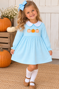 Blue Vintage Pumpkin Dress