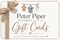Peter Piper Boutique Gift Card
