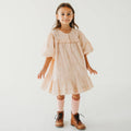 Embroidered Schiffli Dress: