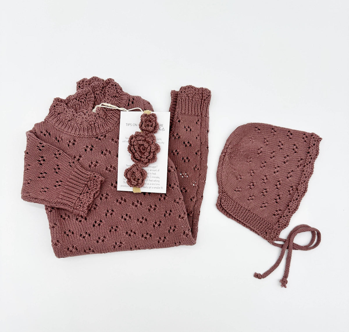 Grace Jumpsuit w/ bonnet