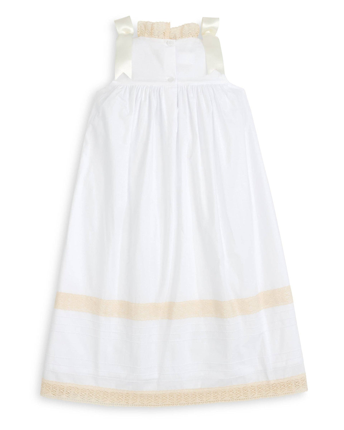 Cambridge White Sleeveless Heirloom Dress