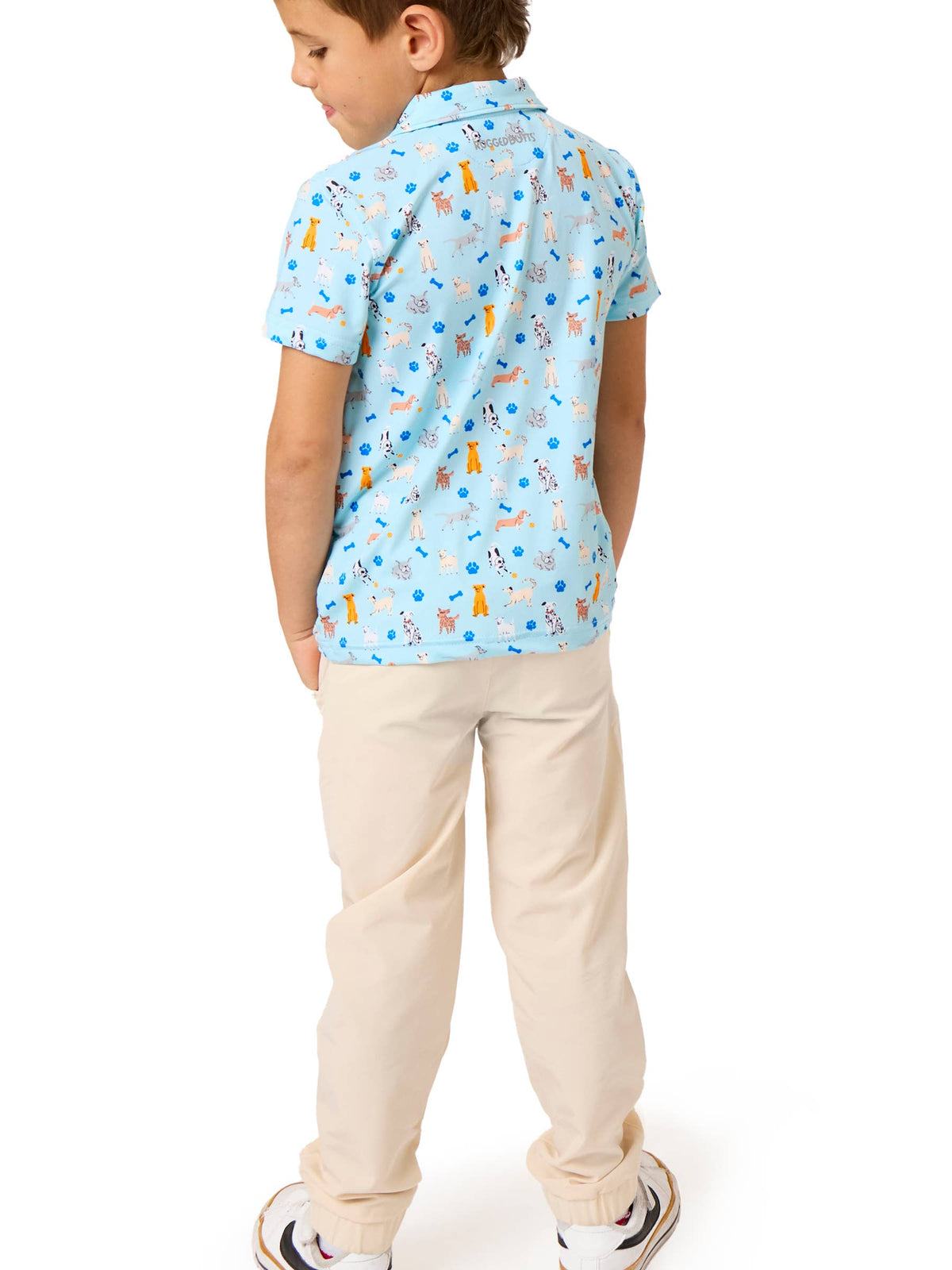 Boys Oatmeal Stretch Performance Jogger Pants